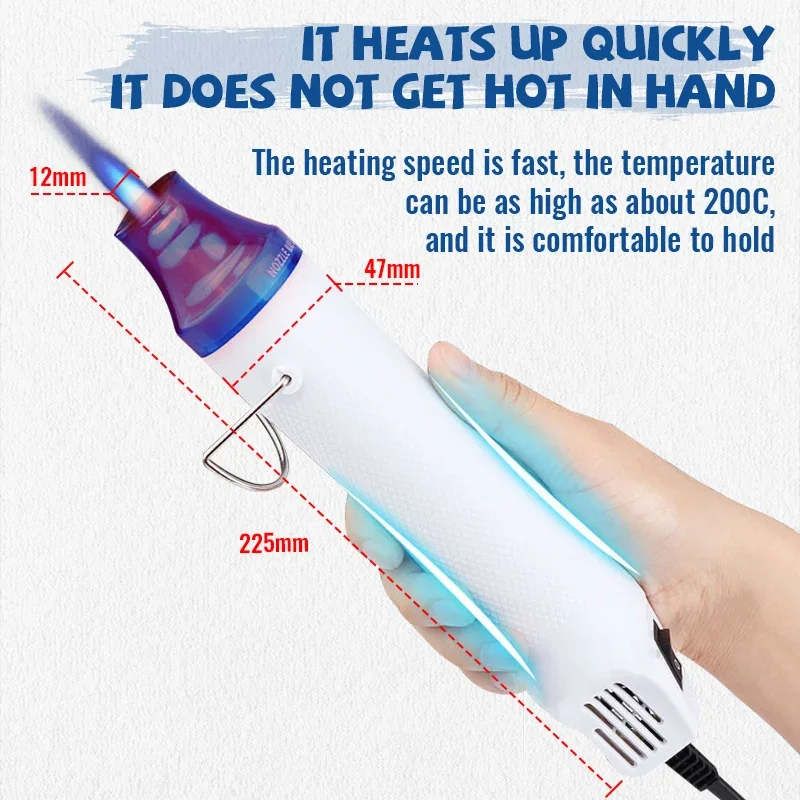Бытовая многоцелевая тепловая  – обзор и цена Heat Gun Small