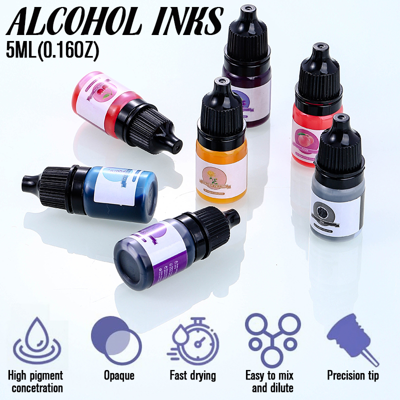 Цветной пигмент из эпоксидной  – обзор и цена Resin Pigment Set