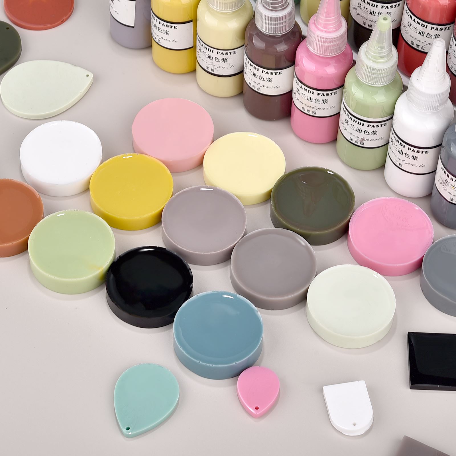 Цвета Morandi, пигменты из жид – обзор и цена Resin Pigment Set