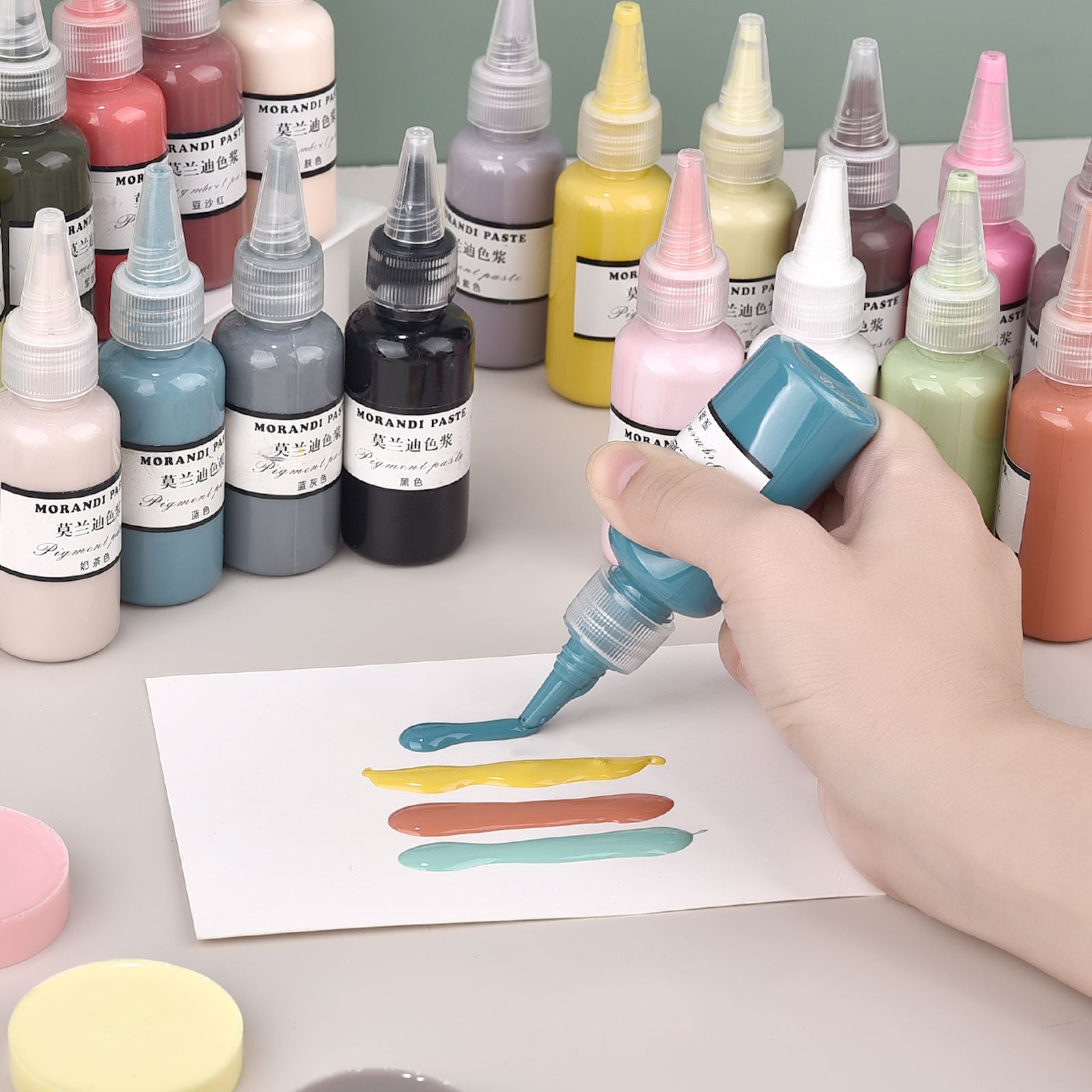 Цвета Morandi, пигменты из жид – обзор и цена Resin Pigment Set