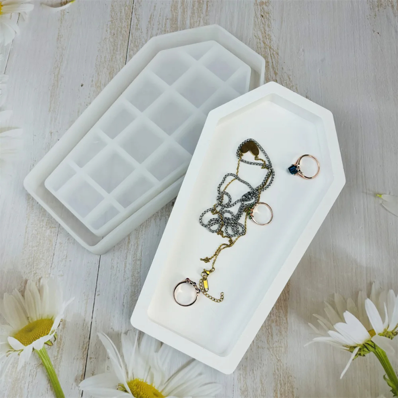 Хэллоуин гроб смола форма лото – обзор и цена Serving Tray Mold
