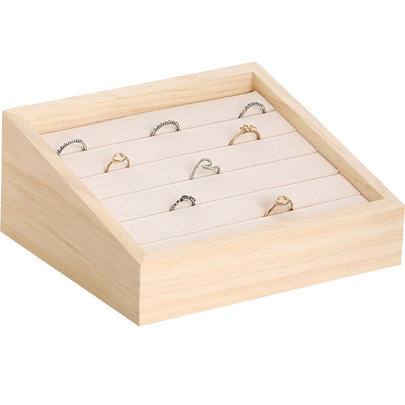 1 шт., деревянная витрина для  – обзор и цена Wood Ring Blank