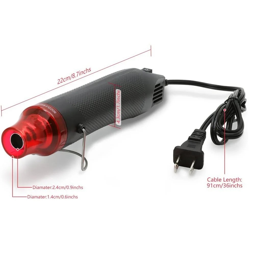 Портативный мини-термофен для  – обзор и цена Heat Gun Small